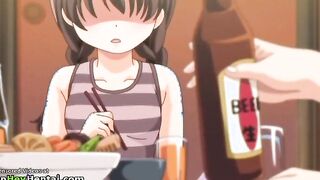 Hentai lovely college girlfriend has sex