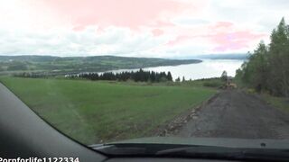 Sweet hitchhiker sluts spanked and fingering into a vehicle
