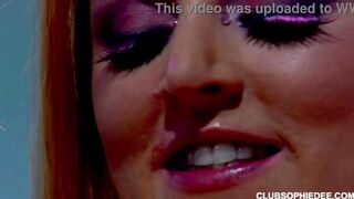 Lollipop Girlfriend Sea J Raw Fucks Big Titted Dyke Sophie Dee With Her Candy
