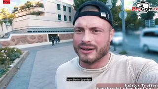 german slim 18yo barely legal pick up into outside