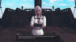 Ciri of Vengerberg 3d animation stucked at wall and got deep throat with my long penis - the witcher three wild hunt blonde hot bimbos
