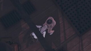 Ciri of Vengerberg 3d animation stucked at wall and got deep throat with my long penis - the witcher three wild hunt blonde hot bimbos