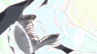 Hentai lovely maid in stockings has sex