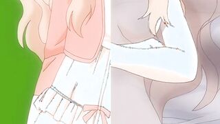 Hentai lovely maid in stockings has sex