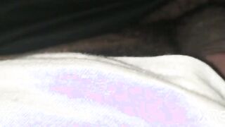 Masturbating beside stepsister butt