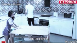 FREAKY HOSTEL - beauty Latina Maid Jade Presley Getting Ass Fucked And Squirts - LETSDOEIT