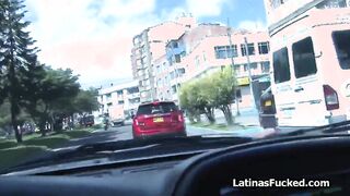 Picking up big boobed Hispanic for oral sex and more