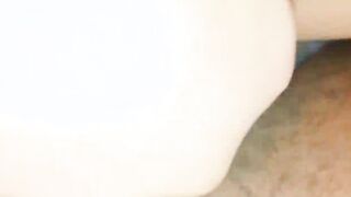 Bigbootilatte tight white snatch grips around my thick african dick