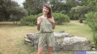Melany discovers the pleasures of a long afro dick