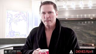 DEVILS TAPE - Lusty 18 Penelope Kay Deepthroats A Huge Penis Before Taking It Inside Her Tight Butt