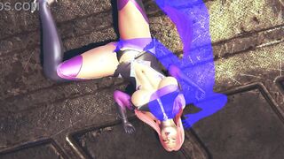 Makai Kishi from taimanin asagi three - 3d sfm animation twat licking until he squirt with her tight little twat on my face