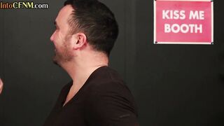CFNM group fem dom MILFS suck and jerk penis of fetish guy