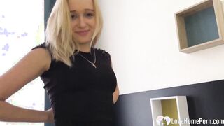 Her tight vagina requires careful daily attention