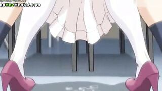 Hentai sexy elf schoolgirl gets fucked hard