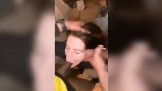 Throat fucking white girls ...Blacked