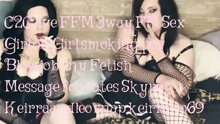 Smoking Gothic Web Cam girls on Skype Keirra andLeo snap keirraleo69