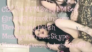 Smoking Gothic Web Cam girls on Skype Keirra andLeo snap keirraleo69