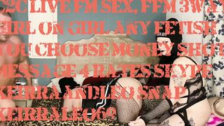 Smoking ffm three-way with strap on on Skype performance. Skype keirraandleo snap keirraleo69
