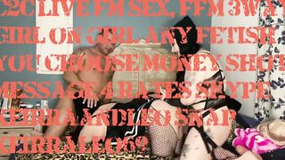 Smoking ffm three-way with strap on on Skype performance. Skype keirraandleo snap keirraleo69