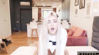 Cute Ghostie Takes it Deep in her Tight