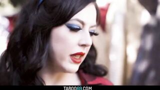 Slutty teenie Whitney Wright gets gangbanged on 4th of July BBQ