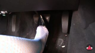 Driving inside Fishnets and Pointed Heels