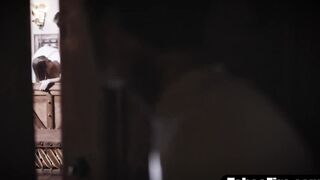 18 Yo step-daughter three-way plowed by stepdad & stepbro - pounded up family
