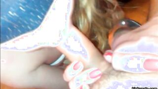 submissive whore Olga pleases her master