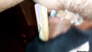 submissive whore Olga pleases her master