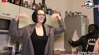 EroCom Freddy blowing penis infront of devot lady
