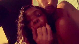 Kinky biker fucks african dancer at bike rally