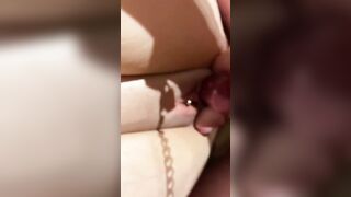 Soak mom gets quick dvp and glazed snatch