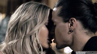 Cheating guy titfucks his gf best friend