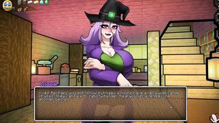 HornyCraft [Minecraft Parody Anime game PornPlay ] Ep.14 the swamp witch thank us with a Cutie fellatio