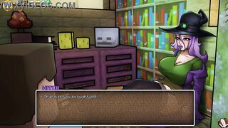 HornyCraft [Minecraft Parody Anime game PornPlay ] Ep.14 the swamp witch thank us with a Cutie fellatio