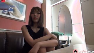 Mizuki has big jugs for a Japanese sluts. She is