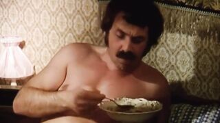 1970S, MAN SHOVES BATON IN EX-WIFE'S CUNT, WHILE SHE BLOWS HIM. RETRO TAPE FILM