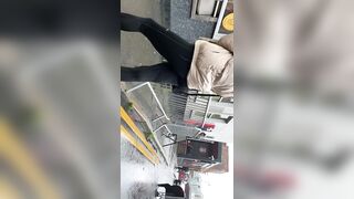 sexy Teenagers in Nike Leggings in a g-string