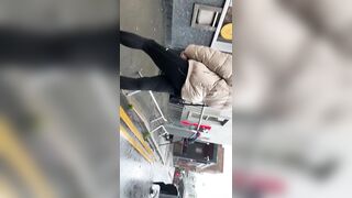sexy Teenagers in Nike Leggings in a g-string