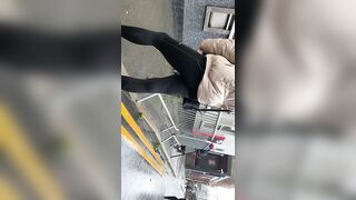 sexy Teenagers in Nike Leggings in a g-string