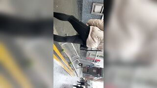 sexy Teenagers in Nike Leggings in a g-string