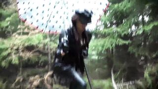 M.Madeleine Piras fucks a mega toy pig in the woods