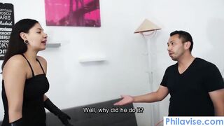 PHILAVISE-Make-up sex turns in accidental cumshot