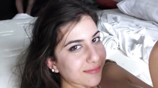Young skank swallows