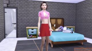 Korean Sister Fucks Sleeping Brother After Came Home Drunk From