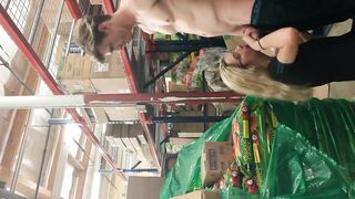 Fucking a Hottie blonde customer at work