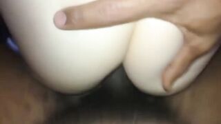Monster black dick destroying little white ass