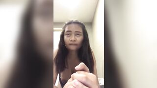 Sex into the toilet