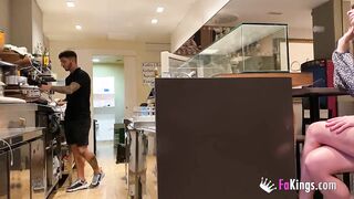 Silvia Soprano gets seduced by a lusty waiter