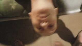 Sucking penis and liking it